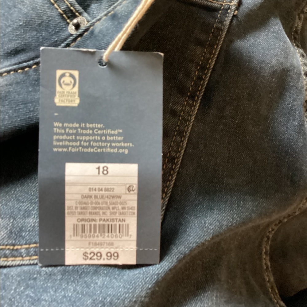 NWT Universal Thread High Rise Bootcut Size18/34R Jeans - Picture 3 of 5